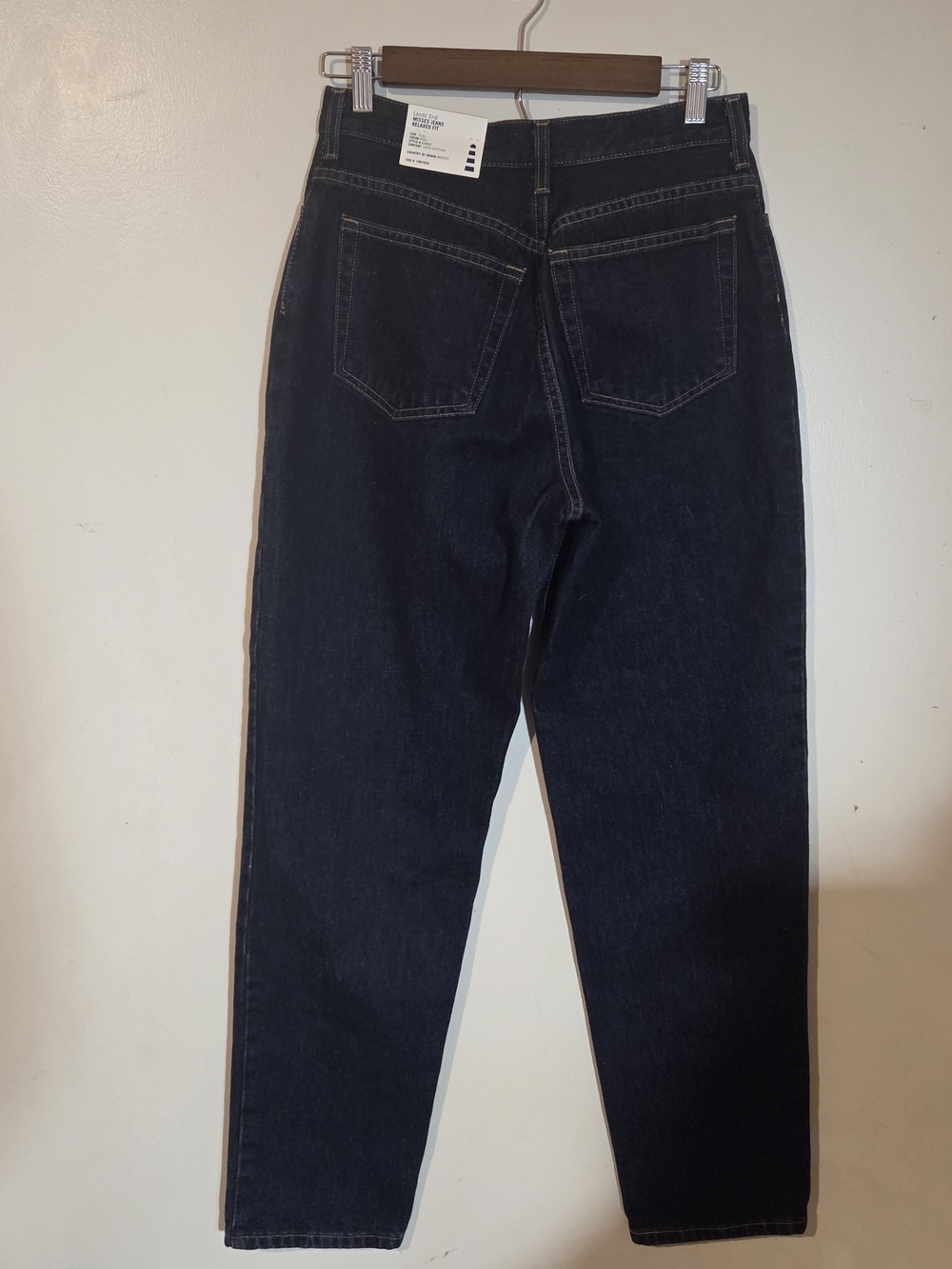NWT Land's End Misses Relaxed Fit Jeans Size 6x31